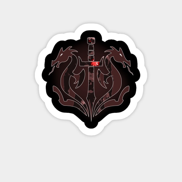 Black Dragon Sticker by Team_AGP2015